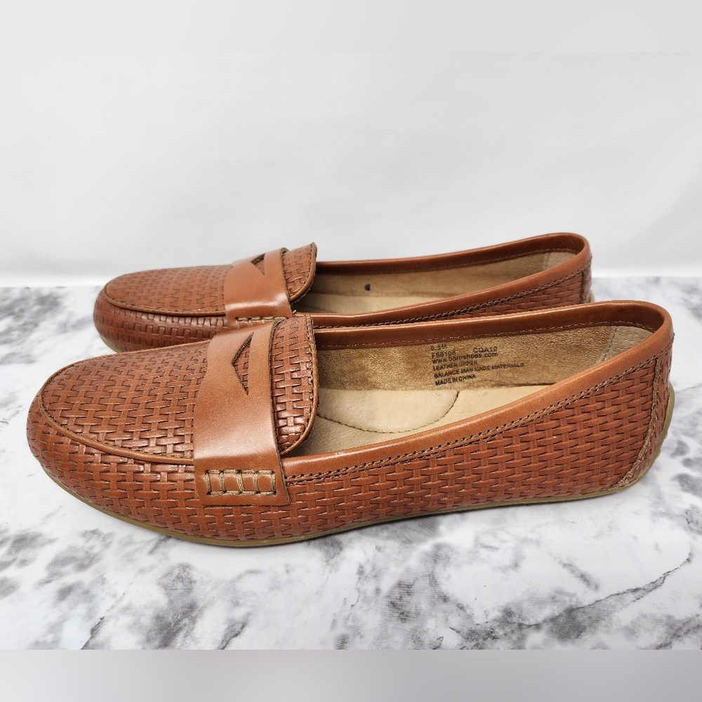 Born Malena Woven Leather Driving Loafers - Picture 4 of 12